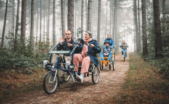 Buiten-gewoon fietsen Het GielsBos
